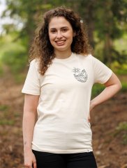 Dámské tričko Oceán - naturální