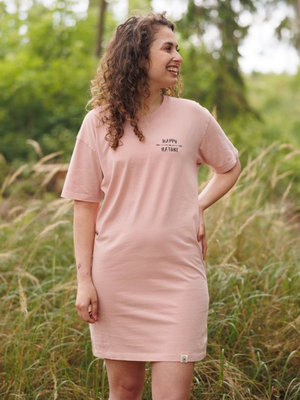 Dámské šaty Happy šíp - růžové