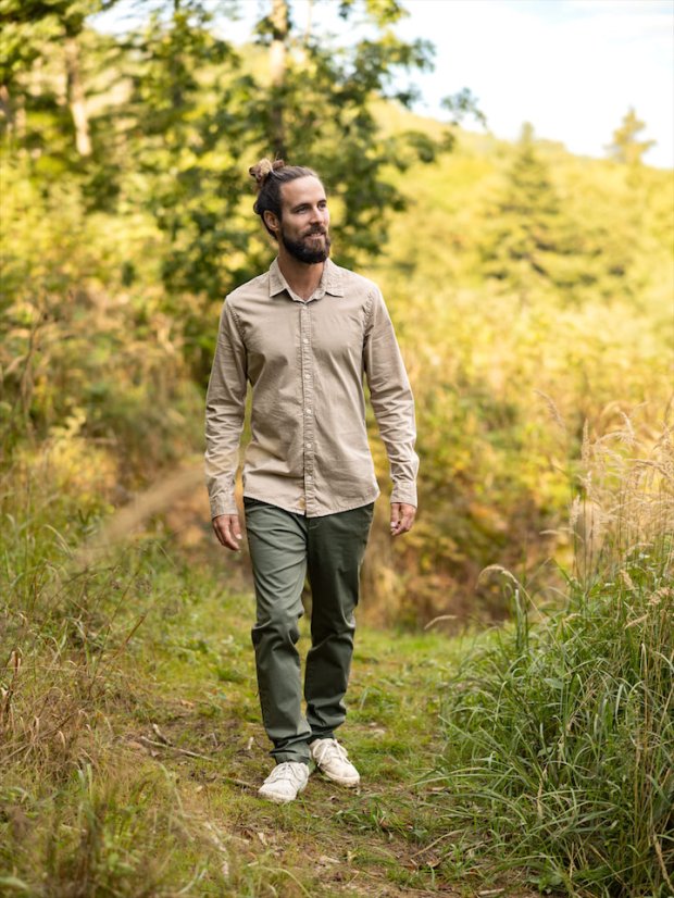 Pánské kalhoty - zelené