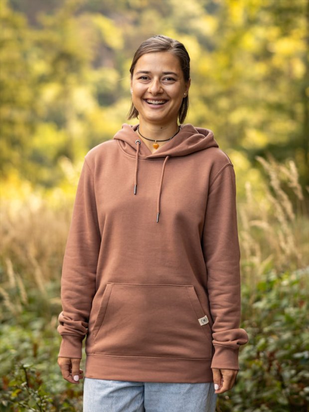 Dámská mikina Bez potisku - ibišková