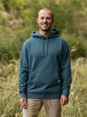 Pánská mikina Vanlife - modrozelená