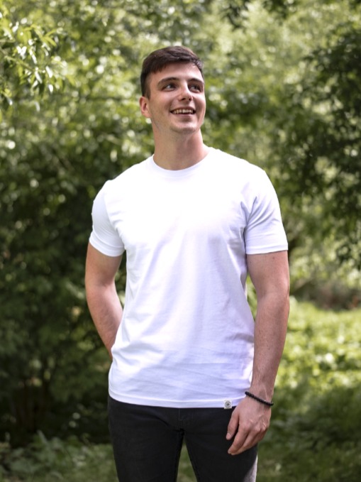 Pánské tričko Bez potisku - bílé