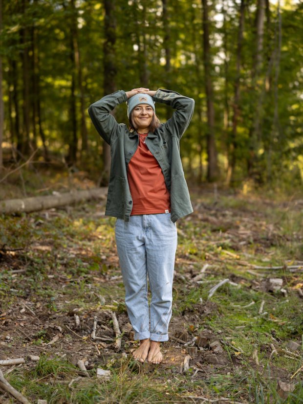 Košilová bunda - zelená