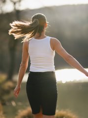 Dámské tílko Bez potisku - bílé