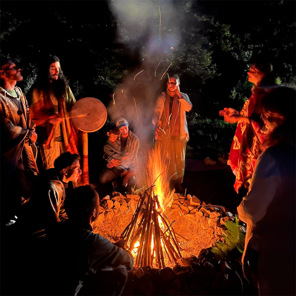 Ohen v taborove zakladne